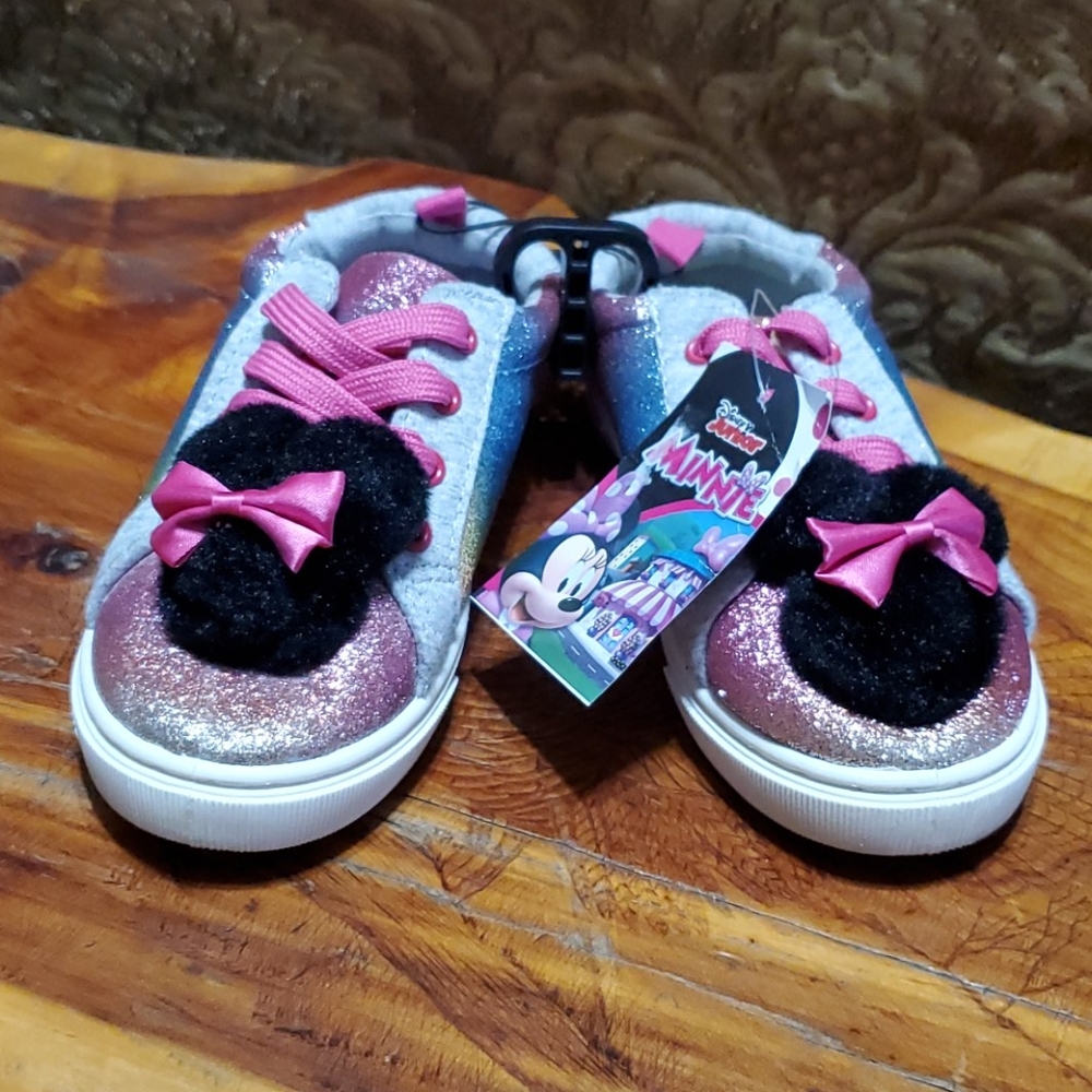 Minnie Mouse rainbow metallic Disney Junior shoes
